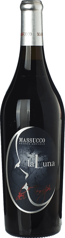 19,95 € Free Shipping | Red wine Massucco La Luna dei Tempi D.O.C. Piedmont Piemonte Italy Barbera Bottle 75 cl