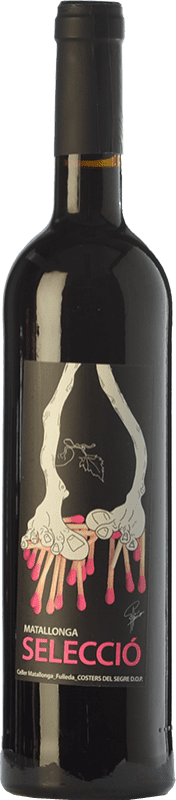 12,95 € Бесплатная доставка | Красное вино Matallonga Selecció Negre старения D.O. Costers del Segre Каталония Испания Tempranillo, Syrah бутылка 75 cl