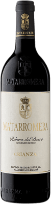 32,95 € Spedizione Gratuita | Vino Rosso Matarromera Crianza — Invecchiato in Botte D.O. Ribera del Duero Castilla y León Spagna Tempranillo Bottiglia 75 cl