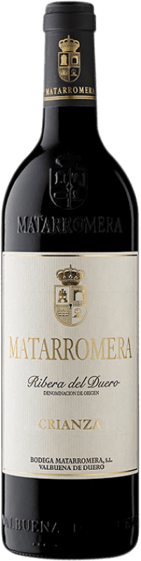 29,95 € Envoi gratuit | Vin rouge Matarromera Crianza D.O. Ribera del Duero Castille et Leon Espagne Tempranillo Bouteille 75 cl