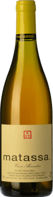 25,95 € Spedizione Gratuita | Vino bianco Matassa Cuvée Marguerite Crianza I.G.P. Vin de Pays Côtes Catalanes Linguadoca-Rossiglione Francia Viognier, Moscato di Grano Tenero Bottiglia 75 cl