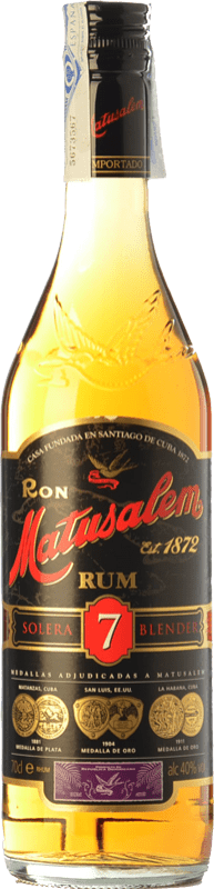 21,95 € Kostenloser Versand | Rum Matusalem Dominikanische Republik 7 Jahre Flasche 70 cl