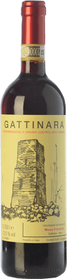 36,95 € Kostenloser Versand | Rotwein Mauro Franchino D.O.C.G. Gattinara Piemont Italien Nebbiolo Flasche 75 cl