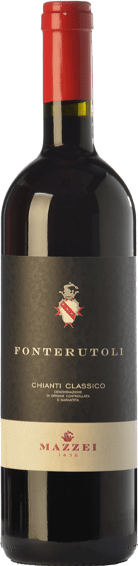 26,95 € Free Shipping | Red wine Mazzei Fonterutoli D.O.C.G. Chianti Classico Tuscany Italy Merlot, Sangiovese, Malvasia Black, Colorino Bottle 75 cl