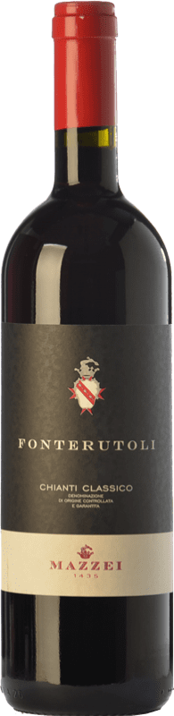 28,95 € Spedizione Gratuita | Vino Rosso Mazzei Fonterutoli Classico D.O.C.G. Chianti Toscana Italia Merlot, Malvasia, Sangiovese, Colorino 75 cl