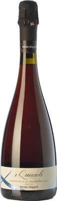 9,95 € Free Shipping | Red wine Medici Ermete Secco I Quercioli D.O.C. Lambrusco di Sorbara Emilia-Romagna Italy Lambrusco di Sorbara Bottle 75 cl