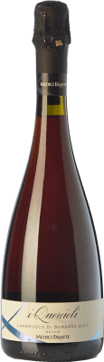 8,95 € Kostenloser Versand | Rotwein Medici Ermete Secco I Quercioli D.O.C. Lambrusco di Sorbara Emilia-Romagna Italien Lambrusco 75 cl