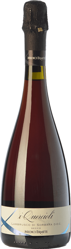 8,95 € Free Shipping | Red Wine Medici Ermete Secco I Quercioli D.O.C. Lambrusco di Sorbara Emilia-Romagna Italy Lambrusco Bottle 75 cl