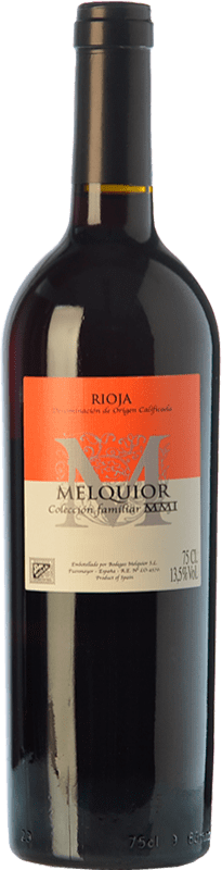 9,95 € 免费送货 | 红葡萄酒 Melquior Crianza — 陈酿 D.O.Ca. Rioja 拉里奥哈 西班牙 Tempranillo — 丹魄 75 cl