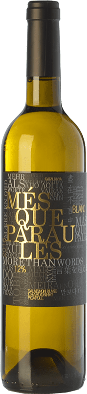 9,95 € Envoi gratuit | Vin Blanc Més Que Paraules D.O. Catalunya Catalogne Espagne Chardonnay, Picapoll, Sauvignon Bouteille 75 cl
