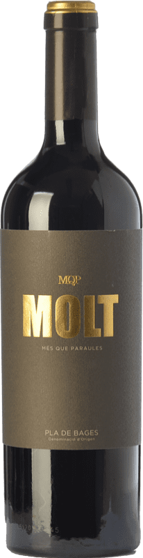 22,95 € Free Shipping | Red Wine Més Que Paraules Molt Crianza — Aged D.O. Pla de Bages Catalonia Spain Cabernet Sauvignon 75 cl