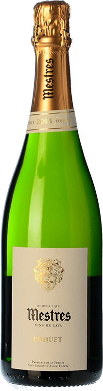 23,95 € Envio grátis | Espumante branco Mestres Coquet Brut Nature Grande Reserva D.O. Cava Catalunha Espanha Macabeo, Xarel·lo, Parellada Garrafa 75 cl