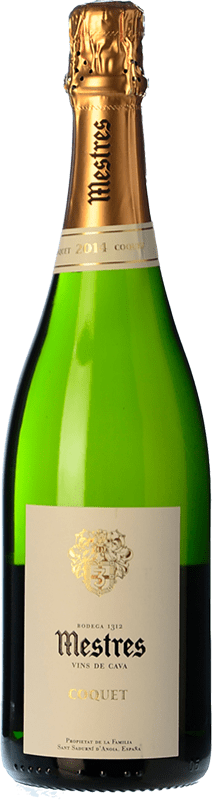 25,95 € Spedizione Gratuita | Spumante bianco Mestres Coquet Brut Nature Gran Riserva D.O. Cava Catalogna Spagna Macabeo, Xarel·lo, Parellada Bottiglia 75 cl