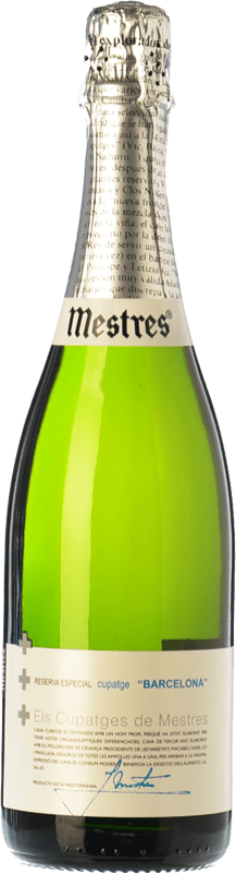 17,95 € Free Shipping | White sparkling Mestres Cupatge Barcelona Brut Reserve D.O. Cava Catalonia Spain Macabeo, Xarel·lo, Parellada Bottle 75 cl