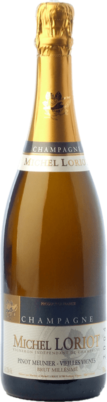 51,95 € Envoi gratuit | Vin Mousseux Blanc Michel Loriot Brut Millésimé, VV Vieilles Vignes Réserve A.O.C. Champagne Champagne France Pinot Meunier Bouteille 75 cl