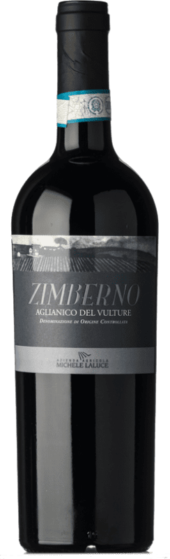 16,95 € Free Shipping | Red Wine Michele Laluce Zimberno D.O.C. Aglianico del Vulture Basilicata Italy Aglianico Eco — Organic Bottle 75 cl