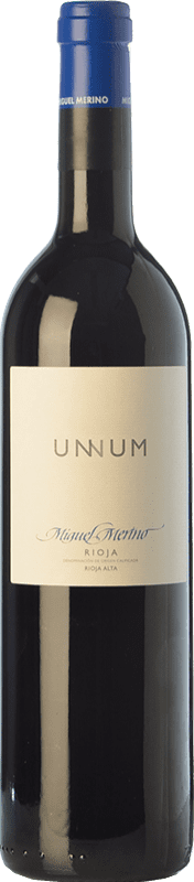 34,95 € Envío gratis | Vino tinto Miguel Merino Unnum Joven D.O.Ca. Rioja La Rioja España Tempranillo Botella 75 cl