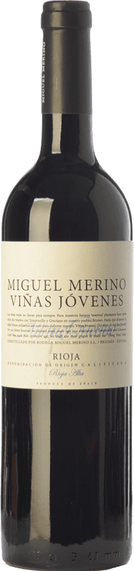 19,95 € Spedizione Gratuita | Vino rosso Miguel Merino Viñas Jóvenes Crianza D.O.Ca. Rioja La Rioja Spagna Tempranillo, Graciano Bottiglia 75 cl