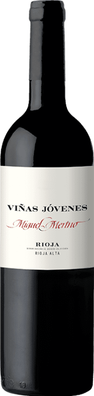 24,95 € Spedizione Gratuita | Vino rosso Miguel Merino Viñas Jóvenes Crianza D.O.Ca. Rioja La Rioja Spagna Tempranillo, Graciano Bottiglia 75 cl