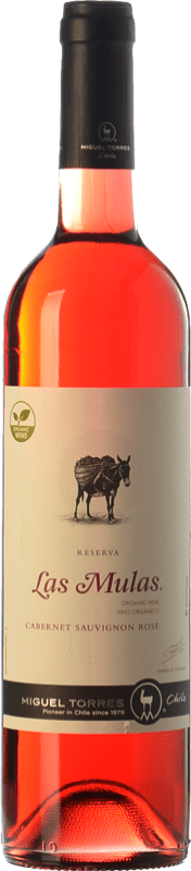 10,95 € Kostenloser Versand | Roséwein Miguel Torres Las Mulas Rosé I.G. Valle Central Zentrales Tal Chile Cabernet Sauvignon Organic — Bio Flasche 75 cl