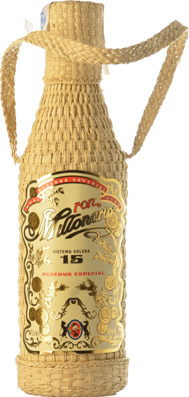 42,95 € 免费送货 | 朗姆酒 Millionario 秘鲁 15 岁 瓶子 70 cl