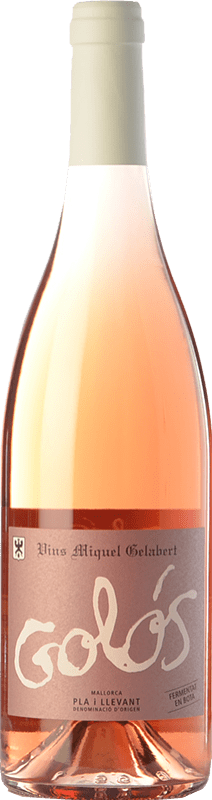 11,95 € Free Shipping | Rosé wine Miquel Gelabert Golós Rosat D.O. Pla i Llevant Balearic Islands Spain Pinot Black Bottle 75 cl
