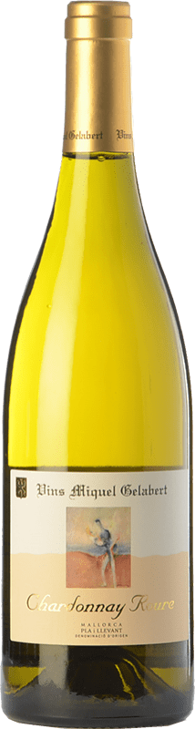 27,95 € Free Shipping | White wine Miquel Gelabert Roure Aged D.O. Pla i Llevant Balearic Islands Spain Chardonnay Bottle 75 cl