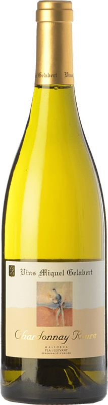 43,95 € Envio grátis | Vinho branco Miquel Gelabert Roure Crianza D.O. Pla i Llevant Ilhas Baleares Espanha Chardonnay Garrafa 75 cl