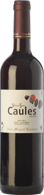 9,95 € Free Shipping | Red wine Miquel Gelabert Vinya Son Caules Negre Aged D.O. Pla i Llevant Balearic Islands Spain Tempranillo, Syrah, Callet, Fogoneu, Mantonegro Bottle 75 cl