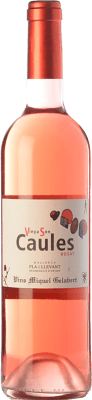 7,95 € Free Shipping | Rosé wine Miquel Gelabert Vinya Son Caules Rosat D.O. Pla i Llevant Balearic Islands Spain Tempranillo, Syrah, Pinot Black, Callet, Mantonegro Bottle 75 cl