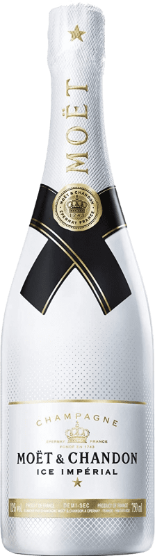 69,95 € Envoi gratuit | Vin Mousseux Blanc Moët & Chandon Ice Impérial A.O.C. Champagne Champagne France Pinot Noir, Chardonnay, Pinot Meunier Bouteille 75 cl