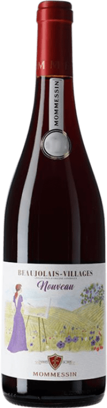 10,95 € Spedizione Gratuita | Vino rosso Mommessin Nouveau Giovane A.O.C. Beaujolais Beaujolais Francia Gamay Bottiglia 75 cl