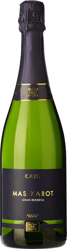 19,95 € 送料無料 | 白スパークリングワイン Monastell Mas Xarot ブルットの自然 グランド・リザーブ D.O. Cava カタロニア スペイン Macabeo, Xarel·lo, Parellada ボトル 75 cl