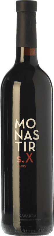 11,95 € Free Shipping | Red wine Monastir S. X Cluny Aged D.O. Navarra Navarre Spain Tempranillo, Merlot, Cabernet Sauvignon Bottle 75 cl