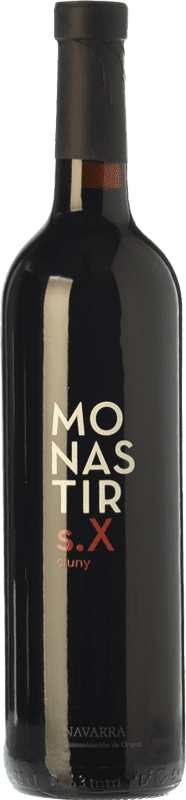 12,95 € Free Shipping | Red Wine Monastir S. X Cluny Crianza — Aged D.O. Navarra Navarre Spain Tempranillo, Merlot, Cabernet Sauvignon Bottle 75 cl