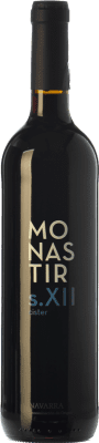 9,95 € Free Shipping | Red wine Monastir S. XII Cister Aged D.O. Navarra Navarre Spain Tempranillo, Merlot, Cabernet Sauvignon Bottle 75 cl