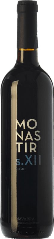 9,95 € Free Shipping | Red Wine Monastir S. XII Cister Crianza — Aged D.O. Navarra Navarre Spain Tempranillo, Merlot, Cabernet Sauvignon Bottle 75 cl