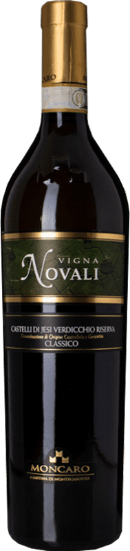 18,95 € 免费送货 | 白酒 Moncaro Vigna Novali D.O.C. Verdicchio dei Castelli di Jesi 马尔凯 意大利 Verdicchio 瓶子 75 cl