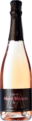 12,95 € Envío gratis | Espumoso rosado Mont Marçal Brut D.O. Cava Cataluña España Trepat Botella 75 cl