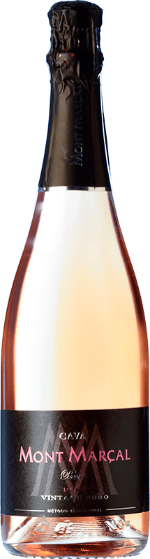 13,95 € Бесплатная доставка | Розовое игристое Mont Marçal брют D.O. Cava Каталония Испания Trepat бутылка 75 cl