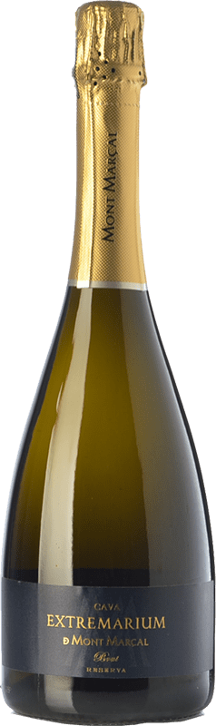 12,95 € 免费送货 | 白起泡酒 Mont Marçal Extremarium 香槟 预订 D.O. Cava 加泰罗尼亚 西班牙 Macabeo, Xarel·lo, Chardonnay, Parellada 瓶子 75 cl