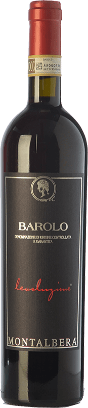 34,95 € Spedizione Gratuita | Vino rosso Montalbera Levoluzione D.O.C.G. Barolo Piemonte Italia Nebbiolo Bottiglia 75 cl