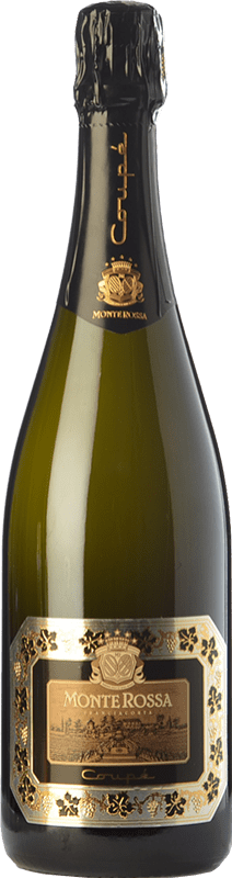43,95 € Envoi gratuit | Vin Mousseux Blanc Monte Rossa Coupé D.O.C.G. Franciacorta Lombardia Italie Pinot Noir, Chardonnay Bouteille 75 cl