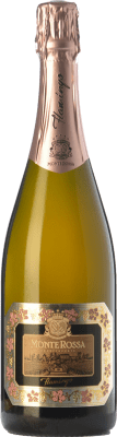 45,95 € Kostenloser Versand | Weißer Sekt Monte Rossa Flamingo D.O.C.G. Franciacorta Lombardei Italien Spätburgunder, Chardonnay Flasche 75 cl