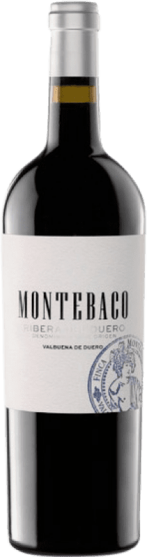 24,95 € Бесплатная доставка | Красное вино Montebaco старения D.O. Ribera del Duero Кастилия-Леон Испания Tempranillo бутылка 75 cl