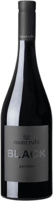 14,95 € 免费送货 | 红酒 Mont-Rubí Black 年轻的 D.O. Penedès 加泰罗尼亚 西班牙 Grenache 瓶子 75 cl
