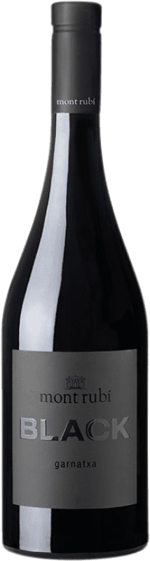 14,95 € Free Shipping | Red wine Mont-Rubí Black Young D.O. Penedès Catalonia Spain Grenache Bottle 75 cl