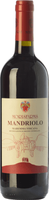 11,95 € 免费送货 | 红酒 Morisfarms Mandriolo Rosso D.O.C. Maremma Toscana 托斯卡纳 意大利 Syrah, Cabernet Sauvignon, Sangiovese, Petit Verdot 瓶子 75 cl