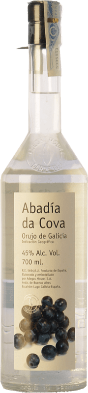 15,95 € Envío gratis | Orujo Aguardiente Moure Abadía da Cova D.O. Orujo de Galicia Galicia España Botella 70 cl