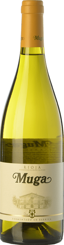 12,95 € Envoi gratuit | Vin Blanc Muga Fermenté en Barrique D.O.Ca. Rioja La Rioja Espagne Viura, Malvasía — Malvoisie Bouteille Magnum 1,5 L